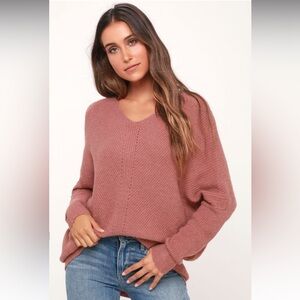 Emerson Mauve Dolman Sleeve Sweater